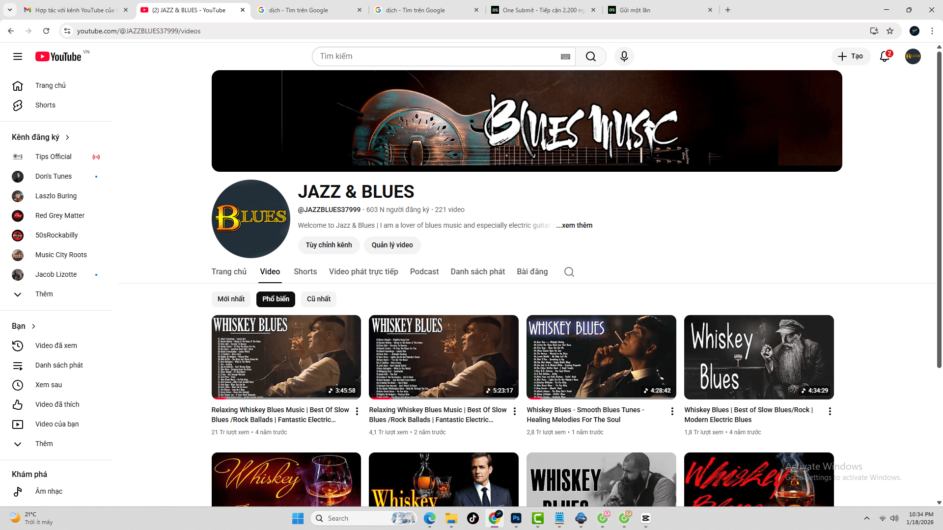 JAZZ & BLUES playlist cover